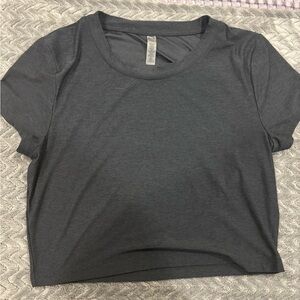 Beyond Yoga Charcoal Crop Top